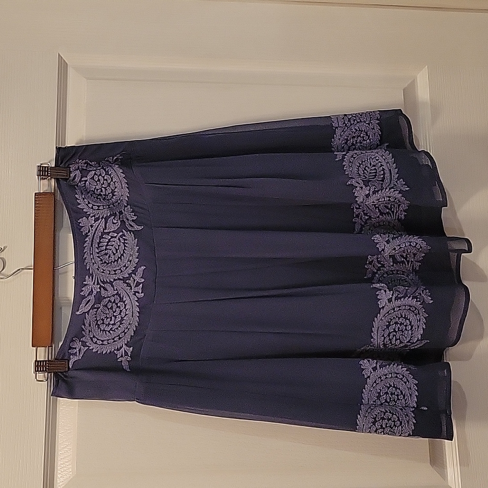 Beautiful Embroidered Silk Skirt by Sundance